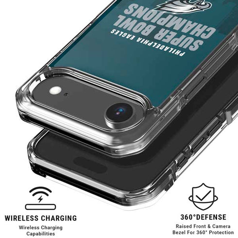 NFL Philadelphia Eagles Super Bowl LIX Champions iPhone 17 Air Clear Case