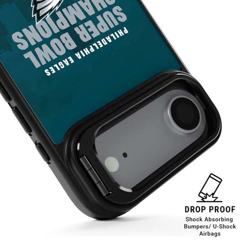 NFL Philadelphia Eagles Super Bowl LIX Champions iPhone 17 Air Kickstand Case