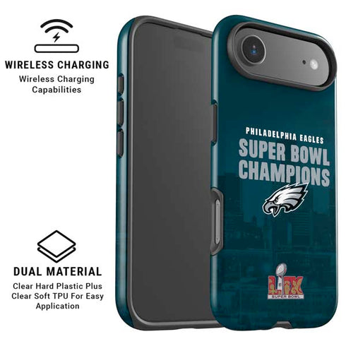 NFL Philadelphia Eagles Super Bowl LIX Champions iPhone 17 Air Magsafe Impact Case