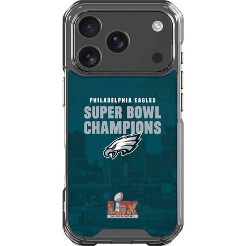 NFL Philadelphia Eagles Super Bowl LIX Champions iPhone 17 Pro Clear Case