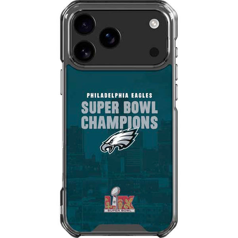 NFL Philadelphia Eagles Super Bowl LIX Champions iPhone 17 Pro Max Clear Case