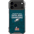 NFL Philadelphia Eagles Super Bowl LIX Champions iPhone 17 Pro Max Clear Case