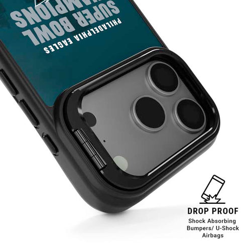NFL Philadelphia Eagles Super Bowl LIX Champions iPhone 17 Pro Max Kickstand Case