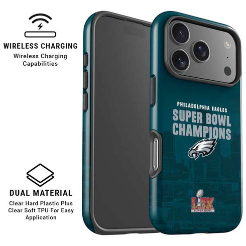 NFL Philadelphia Eagles Super Bowl LIX Champions iPhone 17 Pro Max Magsafe Impact Case