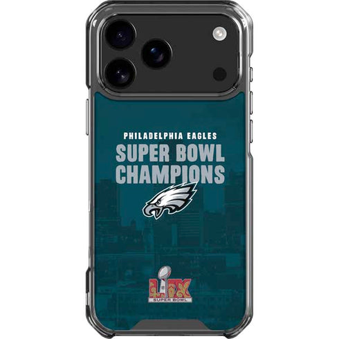 NFL Philadelphia Eagles Super Bowl LIX Champions iPhone 18 Pro Max Clear Case