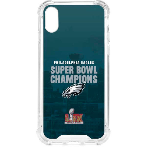 NFL Philadelphia Eagles Super Bowl LIX Champions iPhone XS Clear Case