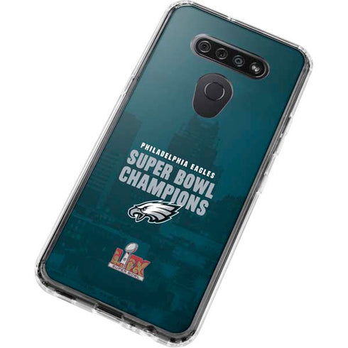 NFL Philadelphia Eagles Super Bowl LIX Champions LG K51/Q51 Clear Case