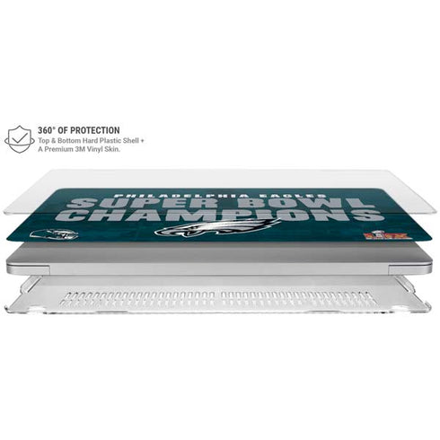 NFL Philadelphia Eagles Super Bowl LIX Champions MacBook Air 15in (2023-2025) Case plus Skin