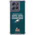 NFL Philadelphia Eagles Super Bowl LIX Champions Moto G Play 5G (2025) Clear Case