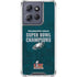 NFL Philadelphia Eagles Super Bowl LIX Champions Moto G Power 5G (2025) Clear Case