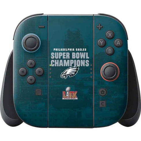 NFL Philadelphia Eagles Super Bowl LIX Champions Nintendo Skins