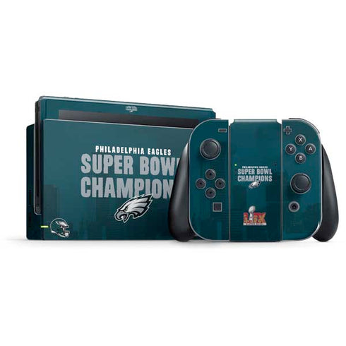 NFL Philadelphia Eagles Super Bowl LIX Champions Nintendo Switch Bundle Skin
