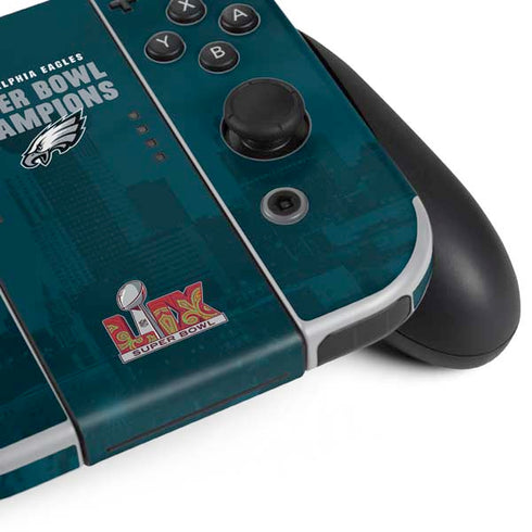 NFL Philadelphia Eagles Super Bowl LIX Champions Nintendo Switch OLED (2021) Skin
