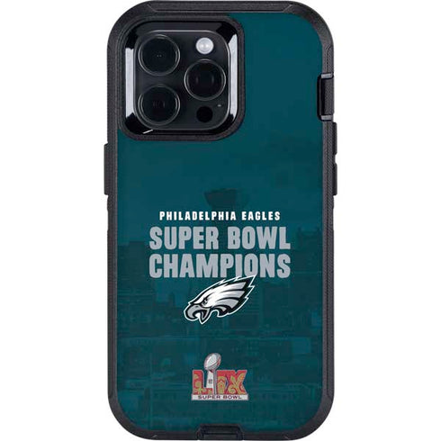 NFL Philadelphia Eagles Super Bowl LIX Champions Otterbox Defender iPhone Skin