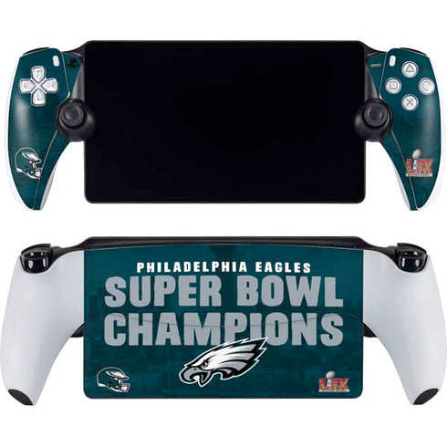 NFL Philadelphia Eagles Super Bowl LIX Champions PlayStation Portal Remote Player Skin