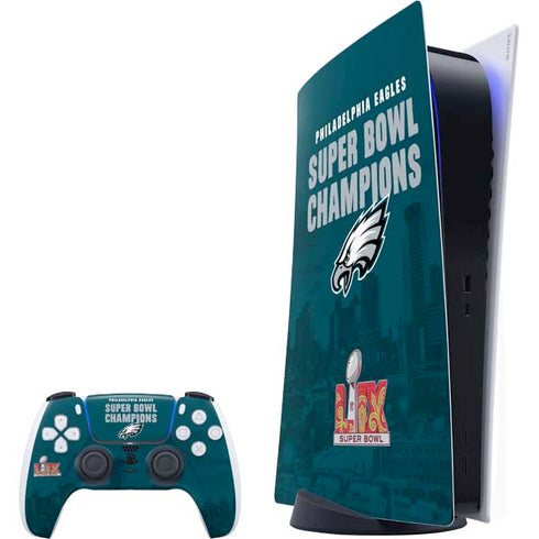 NFL Philadelphia Eagles Super Bowl LIX Champions PlayStation PS5 Skins