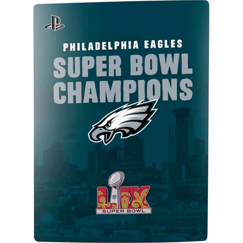 NFL Philadelphia Eagles Super Bowl LIX Champions PS5 Digital Edition Console Skin