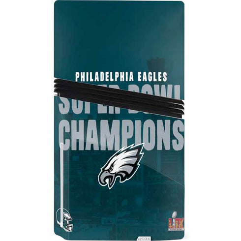 NFL Philadelphia Eagles Super Bowl LIX Champions PS5 Pro Disk Console Skin