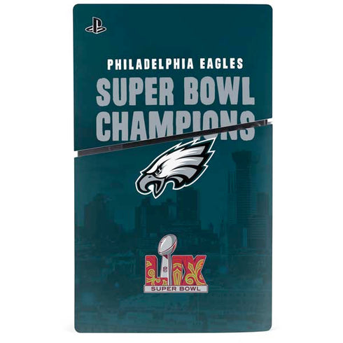 NFL Philadelphia Eagles Super Bowl LIX Champions PS5 Slim Disk Bundle Skin