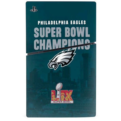 NFL Philadelphia Eagles Super Bowl LIX Champions PS5 Slim Disk Console Skin