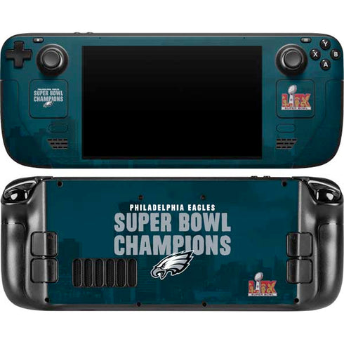 NFL Philadelphia Eagles Super Bowl LIX Champions Steam Deck Handheld Gaming Computer OLED Skin