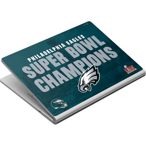 NFL Philadelphia Eagles Super Bowl LIX Champions Surface Book Skin