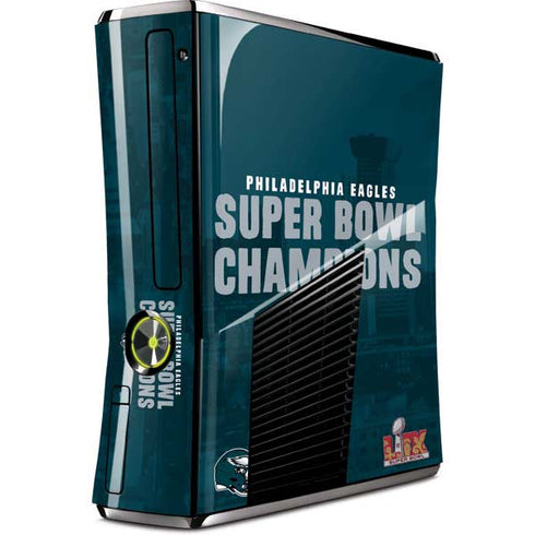 NFL Philadelphia Eagles Super Bowl LIX Champions Xbox 360 Slim (2010) Skin