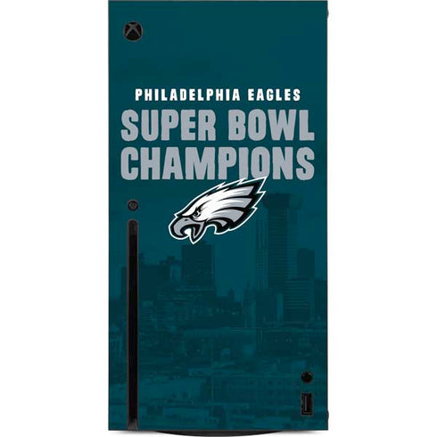 NFL Philadelphia Eagles Super Bowl LIX Champions Xbox Series X Console Skin