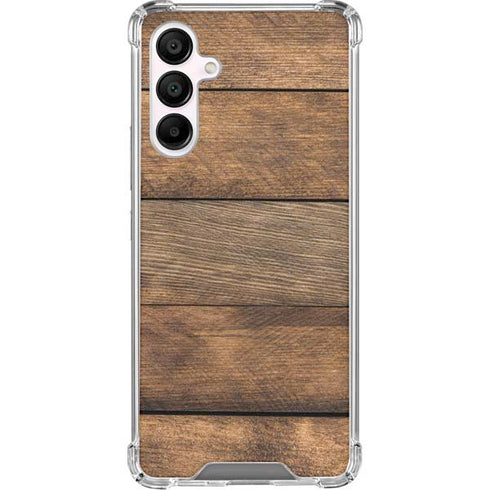 Early American Wood Planks Galaxy A16 5G Clear Case