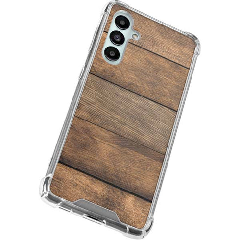 Early American Wood Planks Galaxy A16 5G Clear Case
