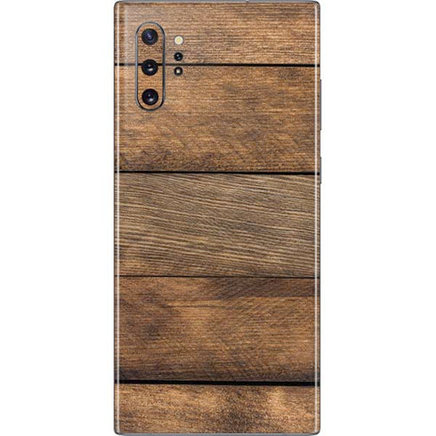 Early American Wood Planks Galaxy Note 10 Plus Skin