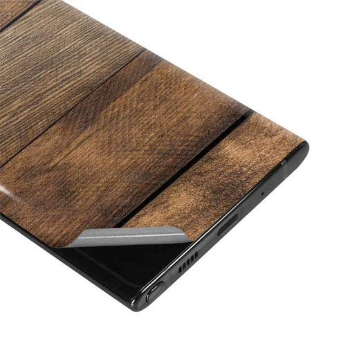 Early American Wood Planks Galaxy Note 10 Plus Skin