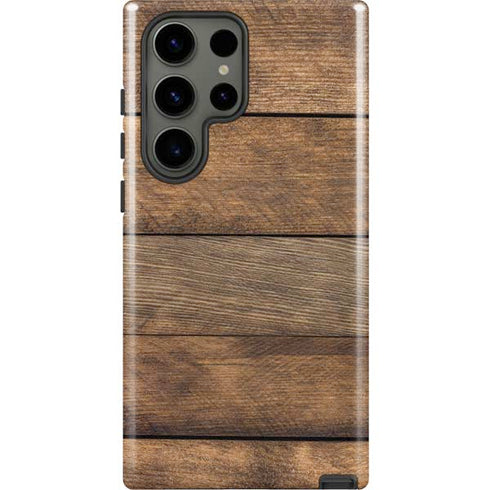 Early American Wood Planks Galaxy S23 Ultra Pro Case