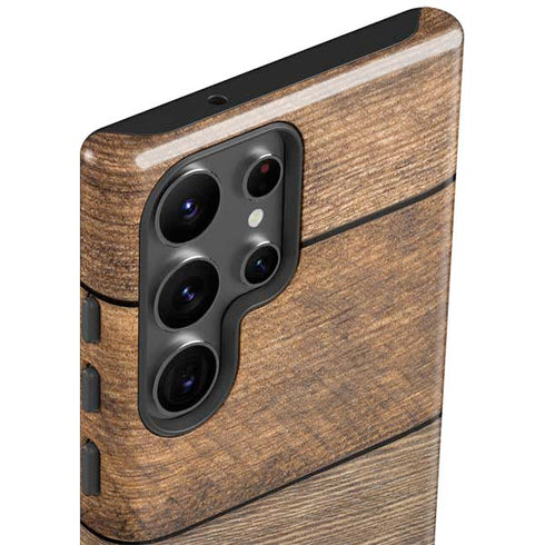 Early American Wood Planks Galaxy S23 Ultra Pro Case