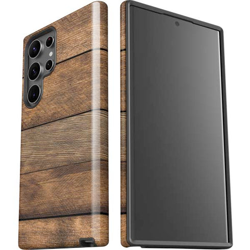 Early American Wood Planks Galaxy S23 Ultra Pro Case