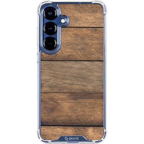 Early American Wood Planks Galaxy S25 Clear Case