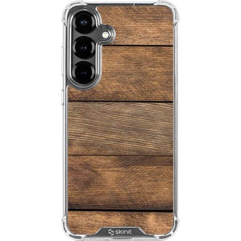 Early American Wood Planks Galaxy S26 Plus Clear Case
