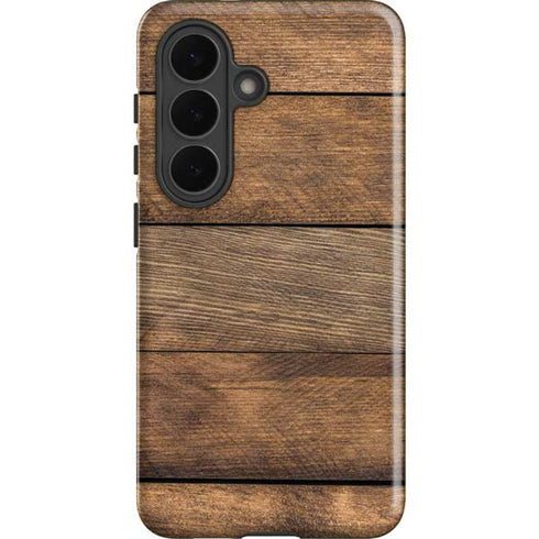 Early American Wood Planks Galaxy S26 Plus Impact Case