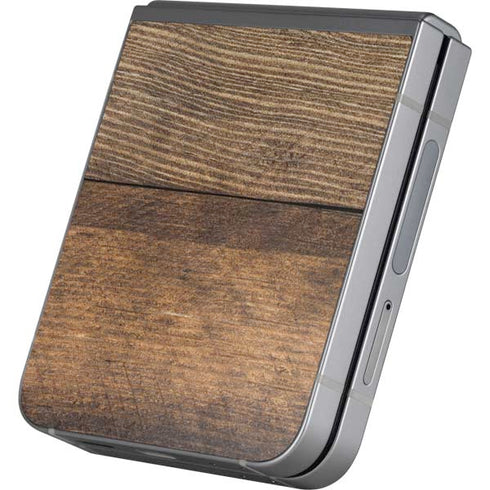 Early American Wood Planks Galaxy Z Flip6 Skin
