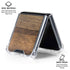 Early American Wood Planks Galaxy Z Flip6 Clear Case