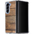 Early American Wood Planks Galaxy Z Fold5 5G Clear Case
