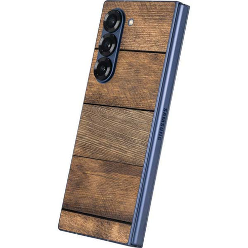 Early American Wood Planks Galaxy Z Fold6 Skin