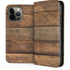 Early American Wood Planks iPhone 13 Pro Max Folio Case