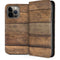 Early American Wood Planks iPhone 14 Pro Max Folio Case
