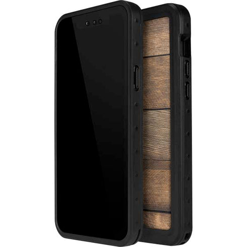 Early American Wood Planks iPhone 15 Plus Waterproof Case
