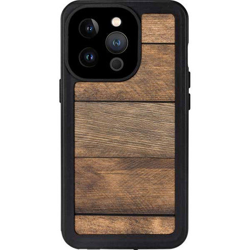 Early American Wood Planks iPhone 15 Pro Waterproof Case