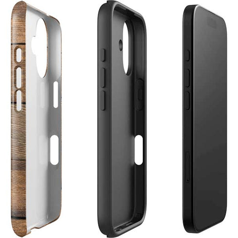 Early American Wood Planks iPhone 16 Plus Impact Case