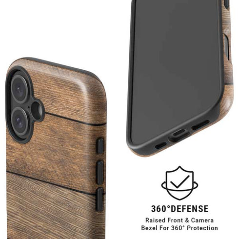 Early American Wood Planks iPhone 16 Plus Magsafe Impact Case