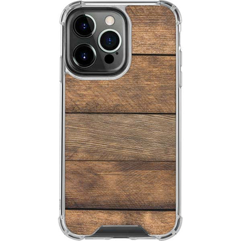 Early American Wood Planks iPhone 16 Pro Clear Case