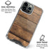 Early American Wood Planks iPhone 16 Pro Clear Case